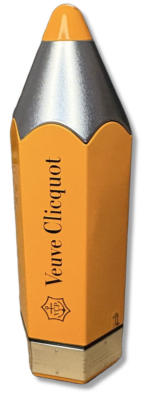 Veuve Clicquot Oversized Pencil Display 14” Champagne Bar Decor Advertising